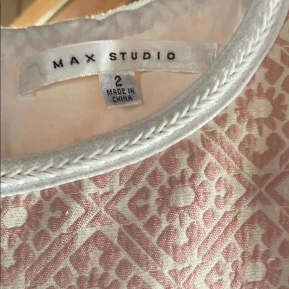 Max Studio pink 1960s style mini shift dress! - Picture 4 of 5